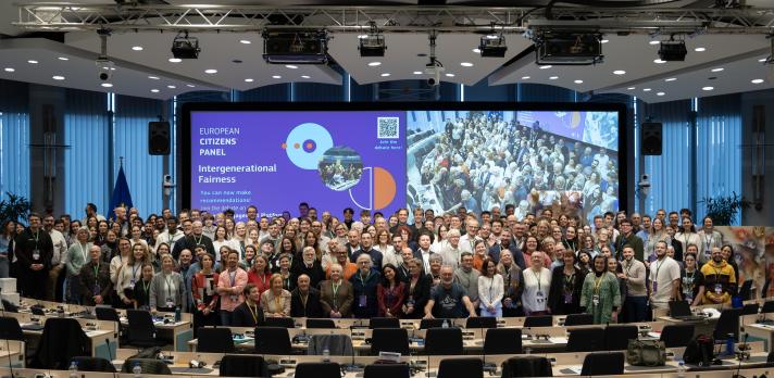 Group picture_Intergenerational Fairness Citizens Panel