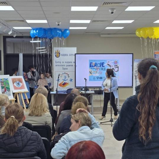 Art event for Europe Day in Burgas (Bulgaria) - Todor Yosifov