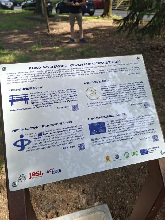 Celebration of Europe Day in Jesi 