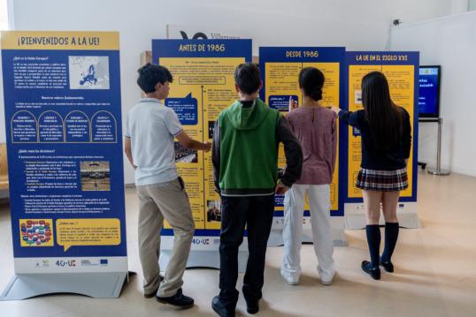 Event in Villanueva de la Cañada for Europe Day